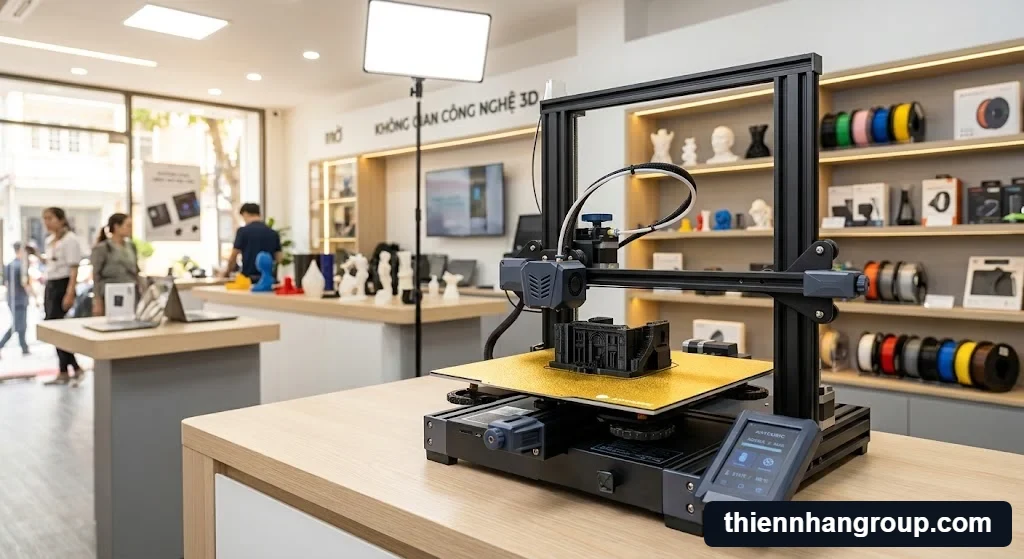 Hình ảnh tổng quan giúp bạn hiểu bàn in pei là gì cho máy in 3D.