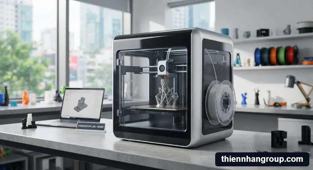 Hình ảnh tổng quan giải đáp thắc mắc có nên mua máy in 3d không tại showroom thiết bị chuyên nghiệp