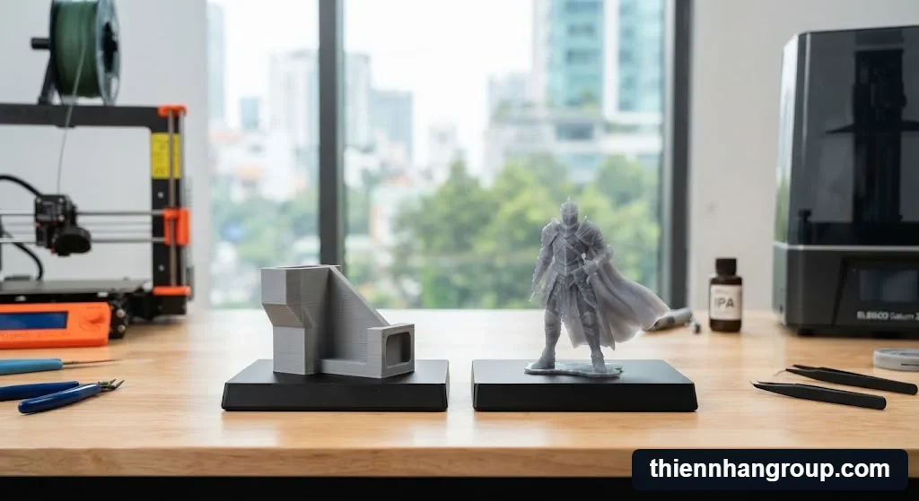 So sánh trực quan các dòng công nghệ in khi tìm hiểu vấn đề có nên mua máy in 3d không
