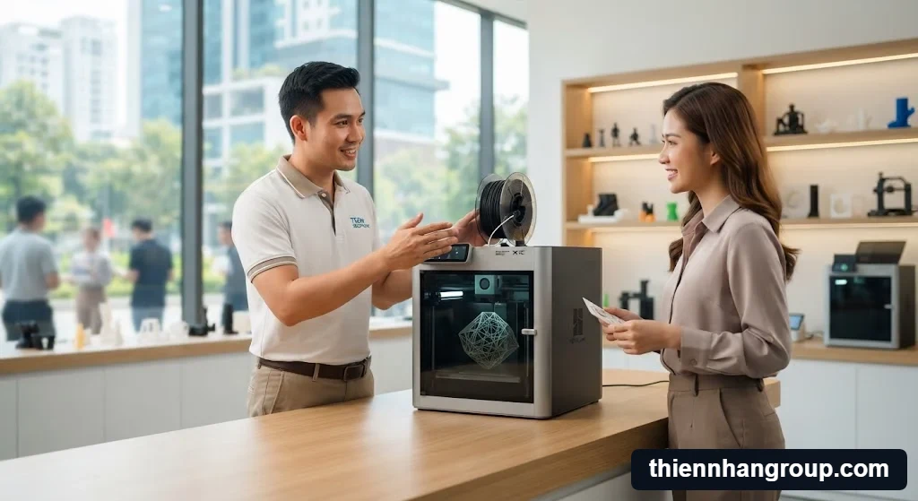 Chuyên gia tư vấn giải pháp thiết bị và hỗ trợ kỹ thuật chi tiết khi bạn có nên mua máy in 3d không