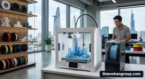 Hình ảnh tổng quan giải đáp độ ẩm ảnh hưởng in 3d như thế nào tại xưởng.