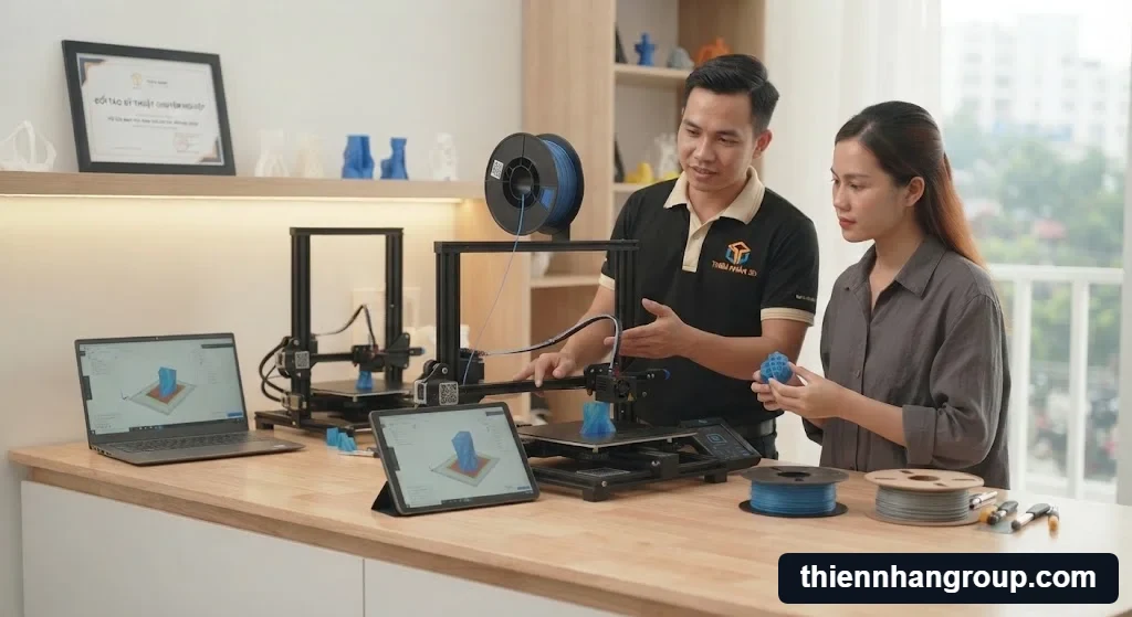 Chuyên gia tư vấn giải pháp và thiết bị trọn gói về in 3d có khó học không