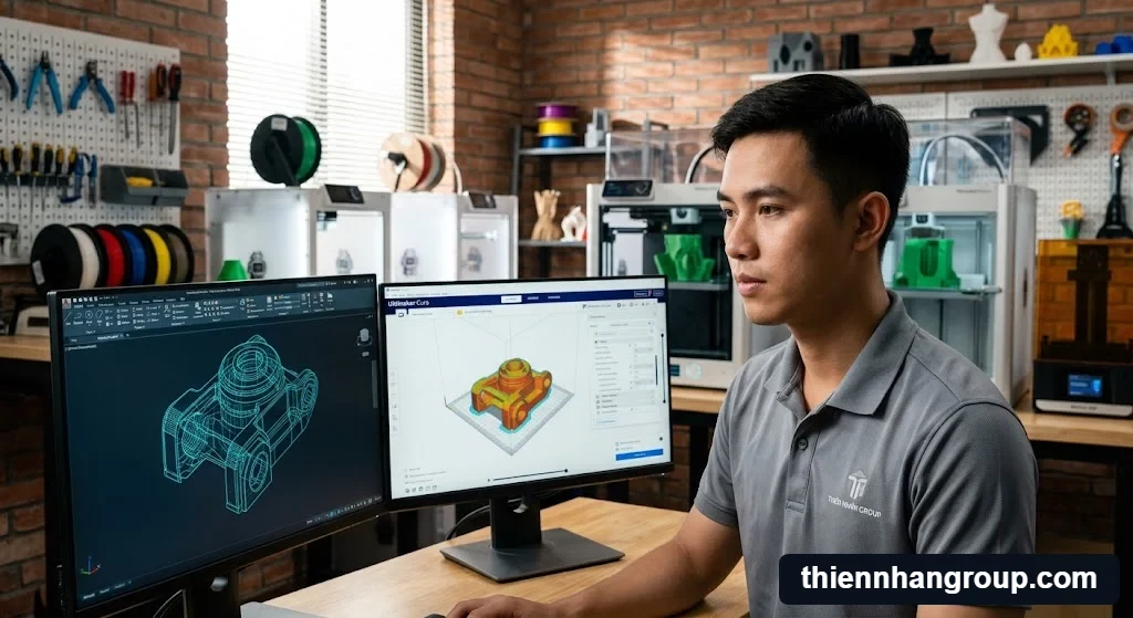 Tổng quan các bước kiểm tra làm sao biết file 3d có in được không trên máy tính.