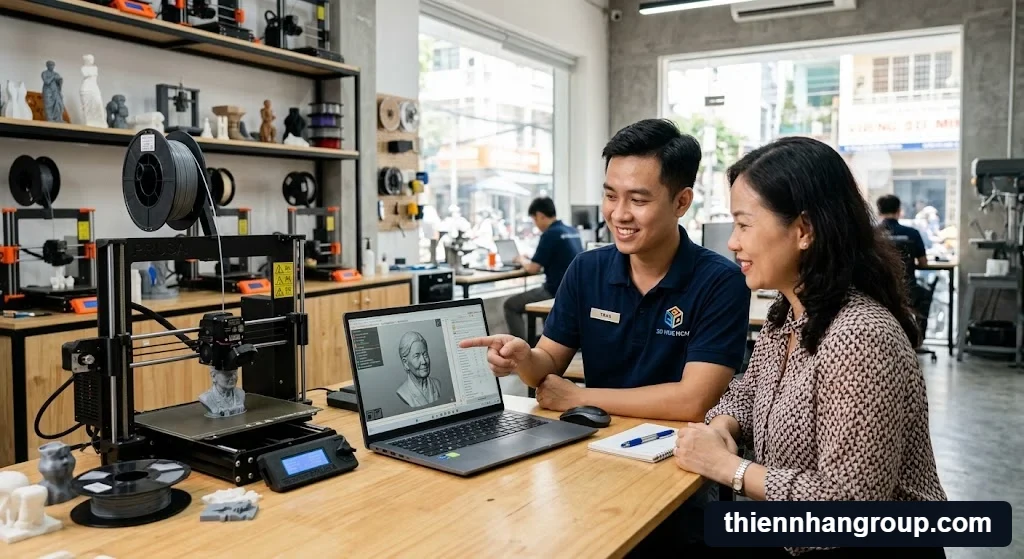 Chuyên gia tư vấn giải pháp máy in 3d có in ảnh chân dung được không cho khách hàng