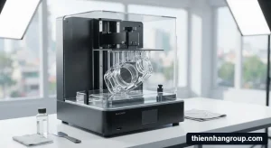Hình ảnh máy in 3d có in được đồ trong suốt không với chất lượng cao tại showroom hiện đại.