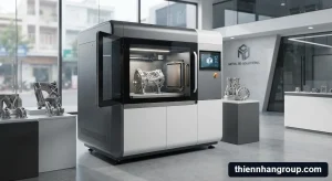 Máy in 3d có in được kim loại không hiển thị toàn cảnh trong showroom hiện đại tại TP.HCM