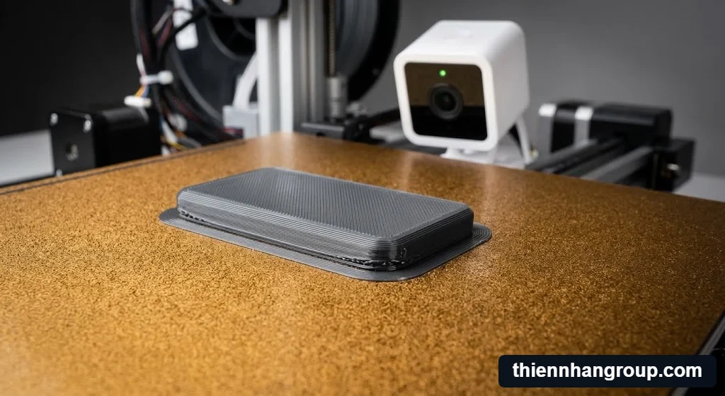 Cận cảnh thiết lập an toàn để giải quyết máy in 3d có nên chạy qua đêm không.