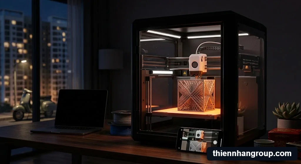 Đánh giá máy in 3d có nguy cơ cháy không khi để chạy liên tục qua đêm.