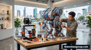 Giải đáp máy in 3d có thể in chi tiết lớn hơn khổ máy không bằng ghép mảnh