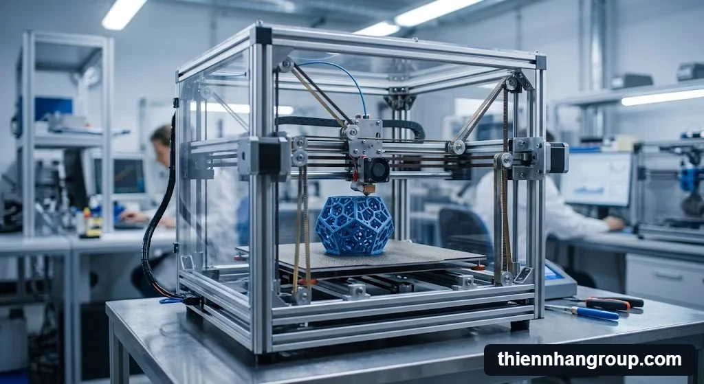 Tốc độ in cao là lý do khiến nhiều người tìm hiểu máy in 3d corexy là gì.