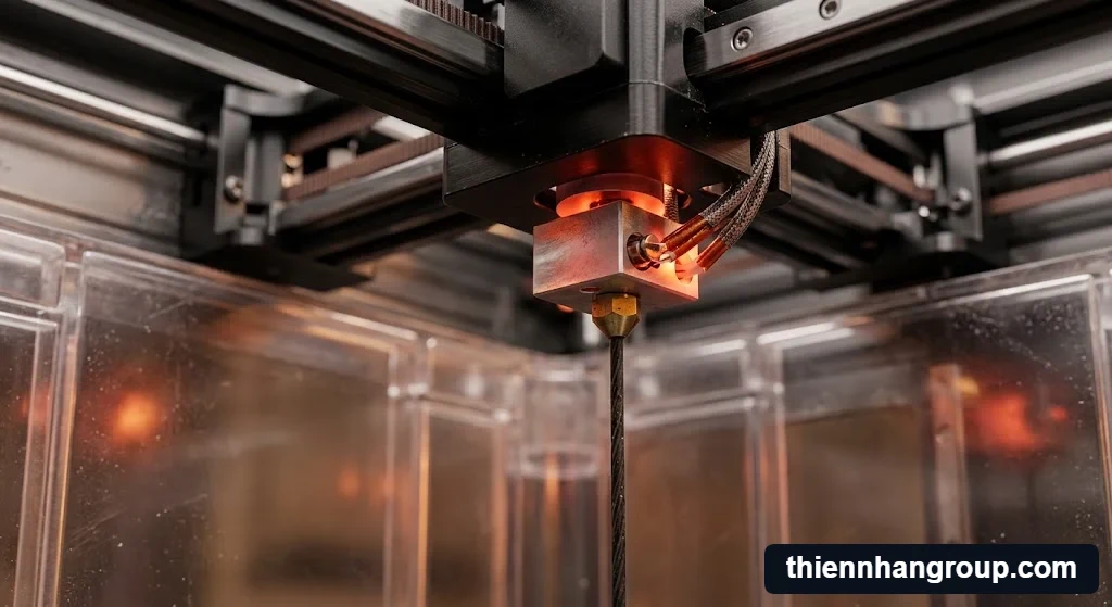 Khả năng in vật liệu buồng kín chịu nhiệt thể hiện rõ máy in 3d corexy là gì.