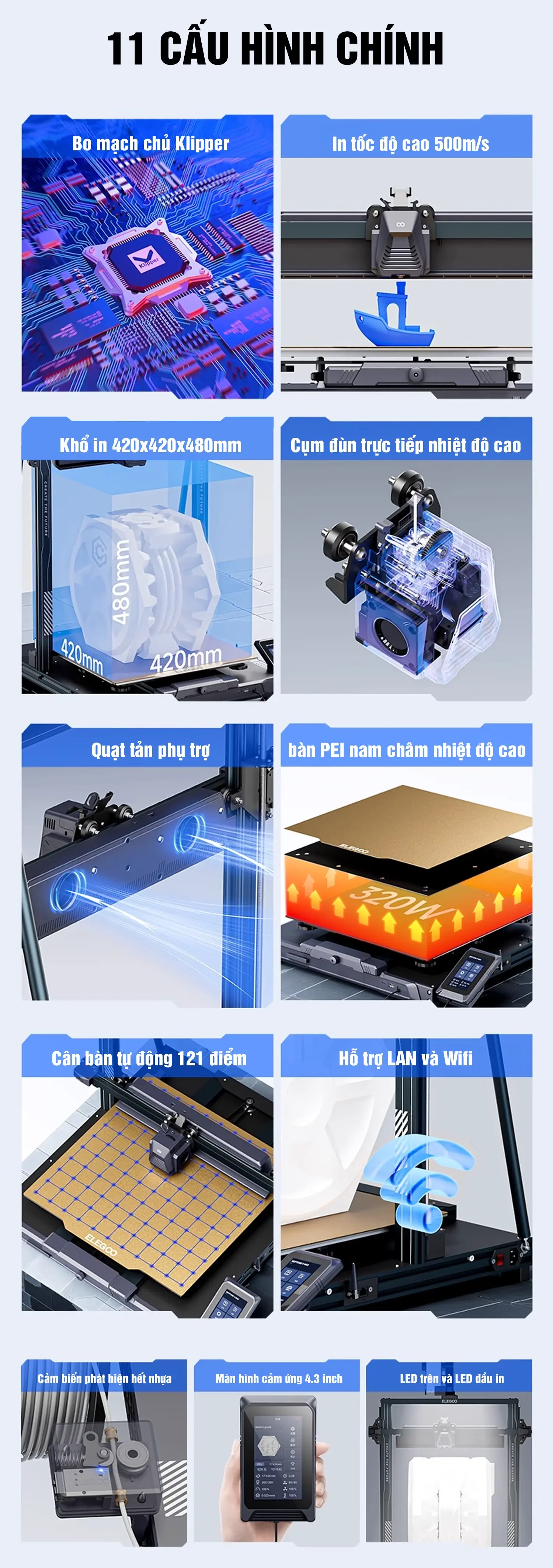 Các điểm nổi bật của Elegoo neptune 4 max