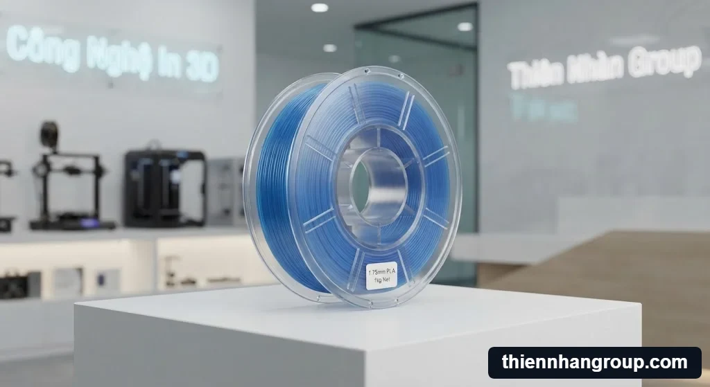 Hình ảnh minh họa cho chủ đề một cuộn nhựa in 3d dùng được bao lâu tại showroom