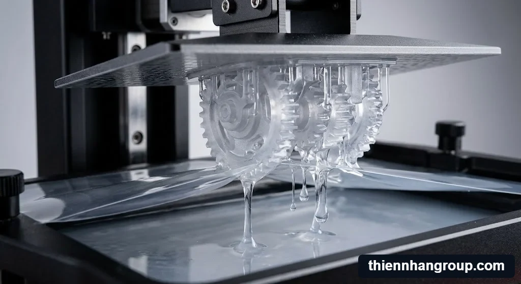Thông số thiết lập máy in 3D chuẩn khi tìm hiểu nhựa resin durable là gì.