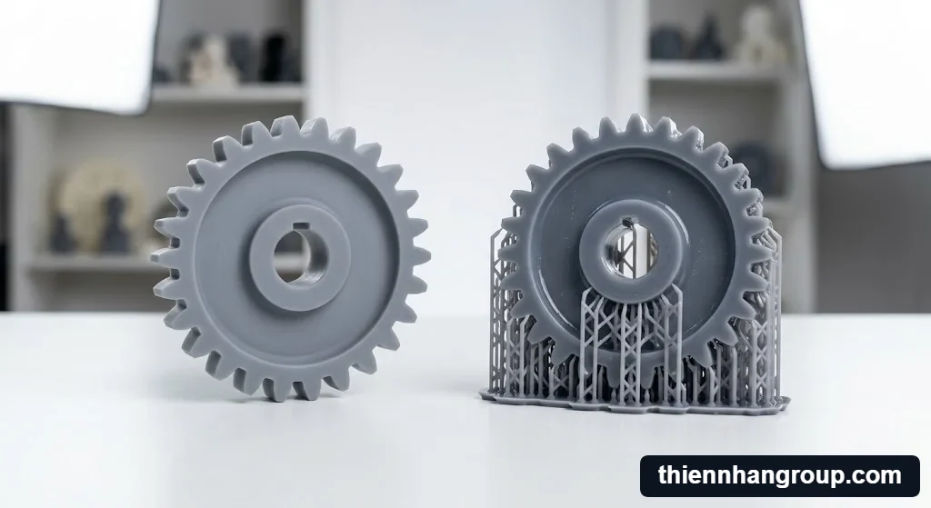 Bảng so sánh sự đánh đổi độ giòn và khác biệt của resin high speed là gì.