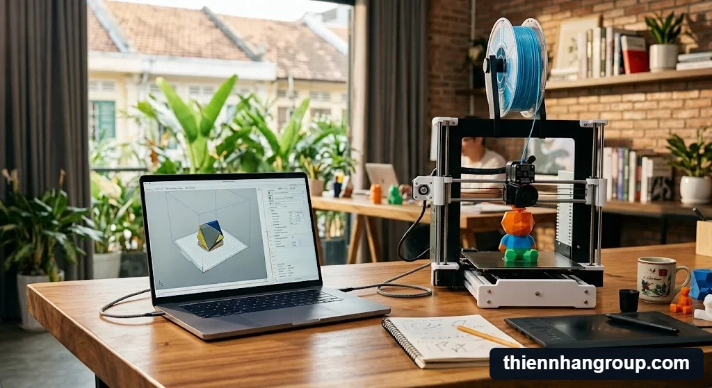 Hình ảnh tổng quan giải đáp slicer nào dễ dùng cho người mới bắt đầu in 3D.