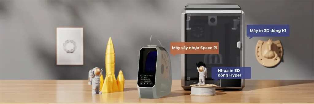 Máy Sấy Sợi Nhựa In 3D FDM Creality Space Pi