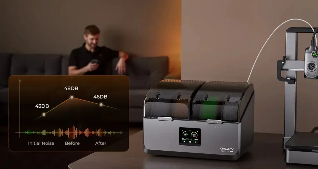 Máy Sấy Sợi Nhựa In 3D FDM Creality Space Pi X4
