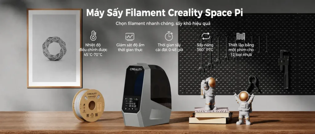 Máy Sấy Sợi Nhựa In 3D FDM Creality Space Pi