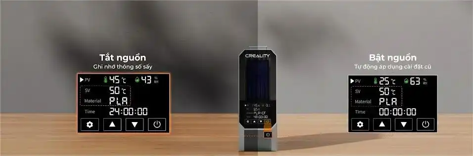Máy Sấy Sợi Nhựa In 3D FDM Creality Space Pi